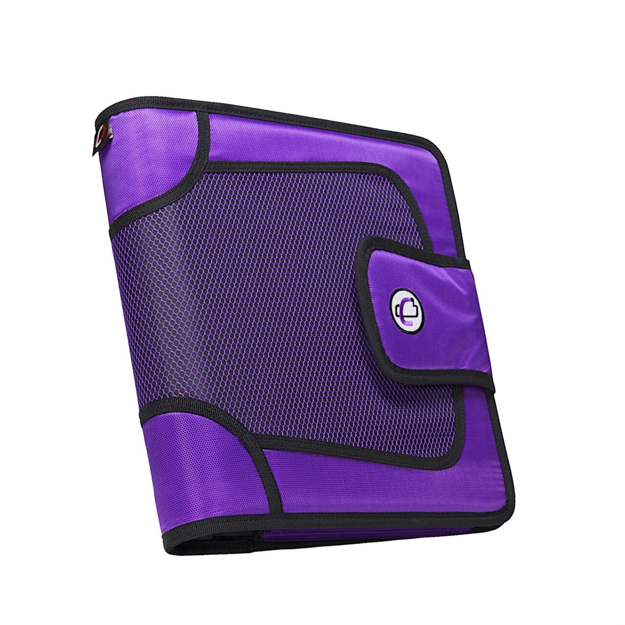 Case-it The Open Tab Binder with Tab File, O-Ring, 2 Inches, Purple